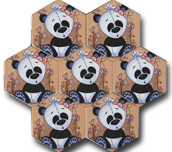 Altıgen Çocuk Baskı